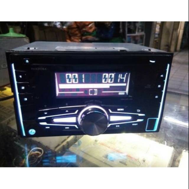 JVC pandora doubledin head unit audio mobil