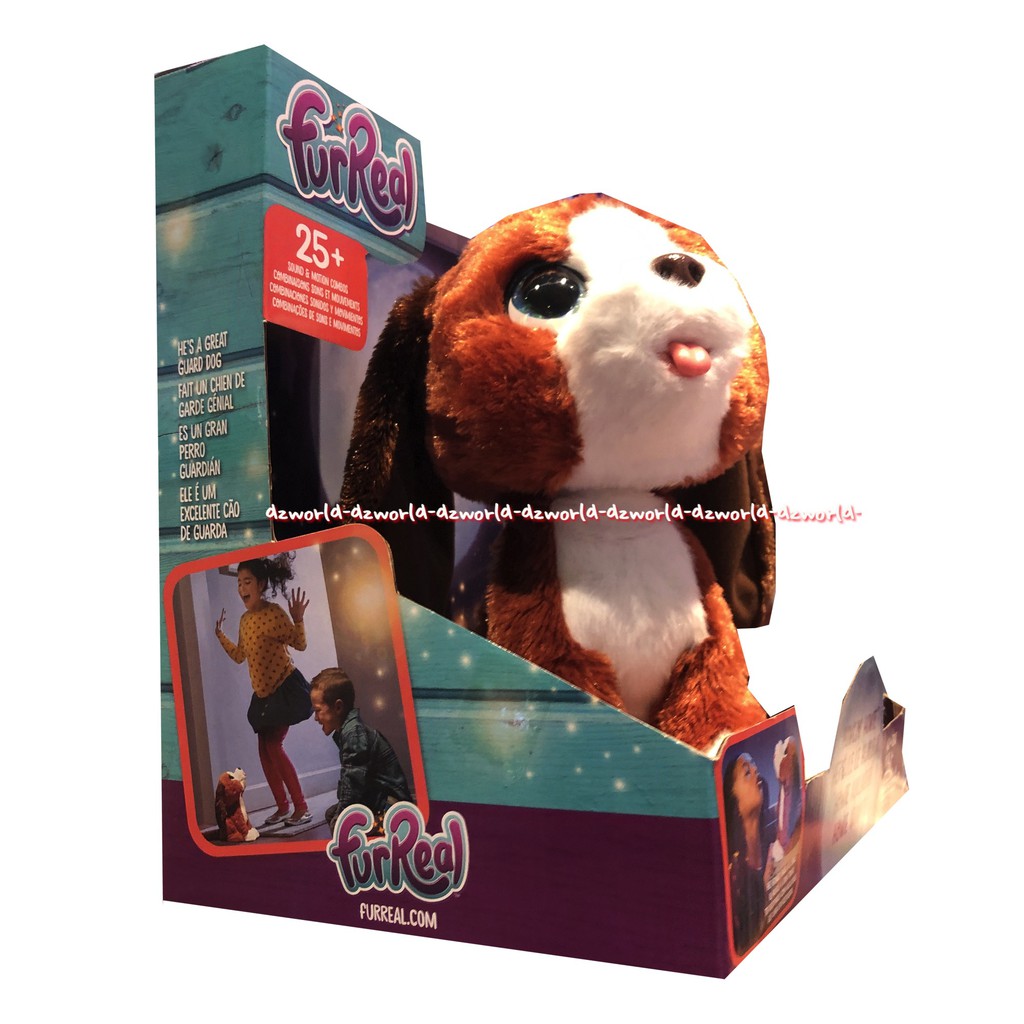 Furreal Howlin Howie Hasbro Mainan Boneka Bentuk Anjing Bisa Bersuara Dan Bergerak