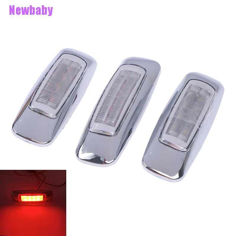 (Newbaby) 1pc Lampu LED 24V Untuk Sinyal Rem Samping Truk