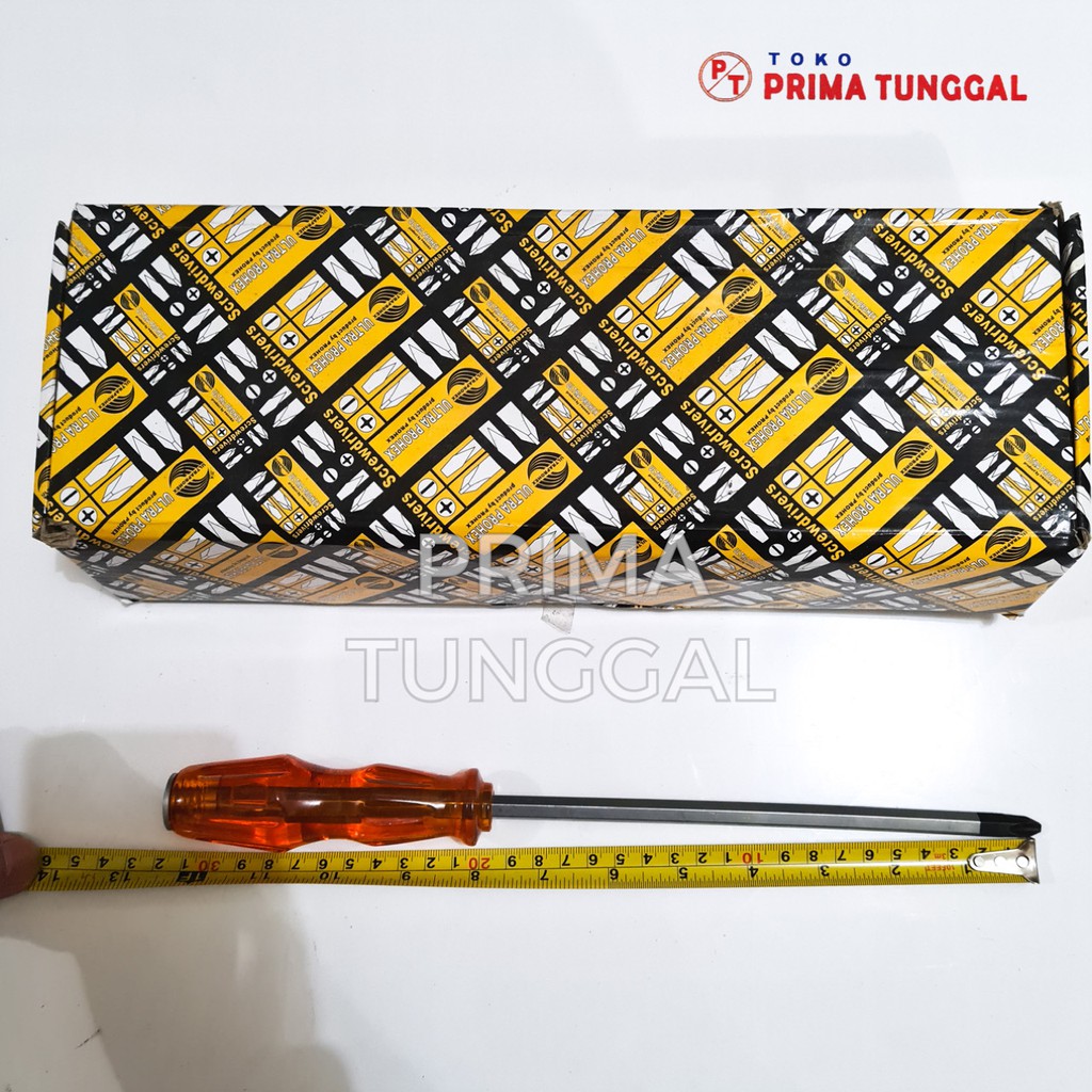 Obeng Ketok Plus ( + ) 8" Inch Hasston prohex Obeng Prohex Grip On