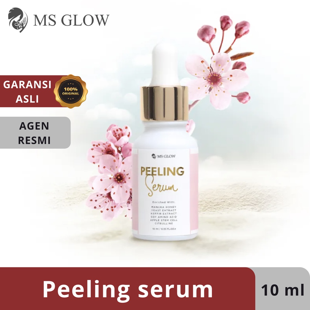 Jual Ms Glow Peeling Serum Eksfoliasi 10ml - Serum Pengangkat Kulit ...