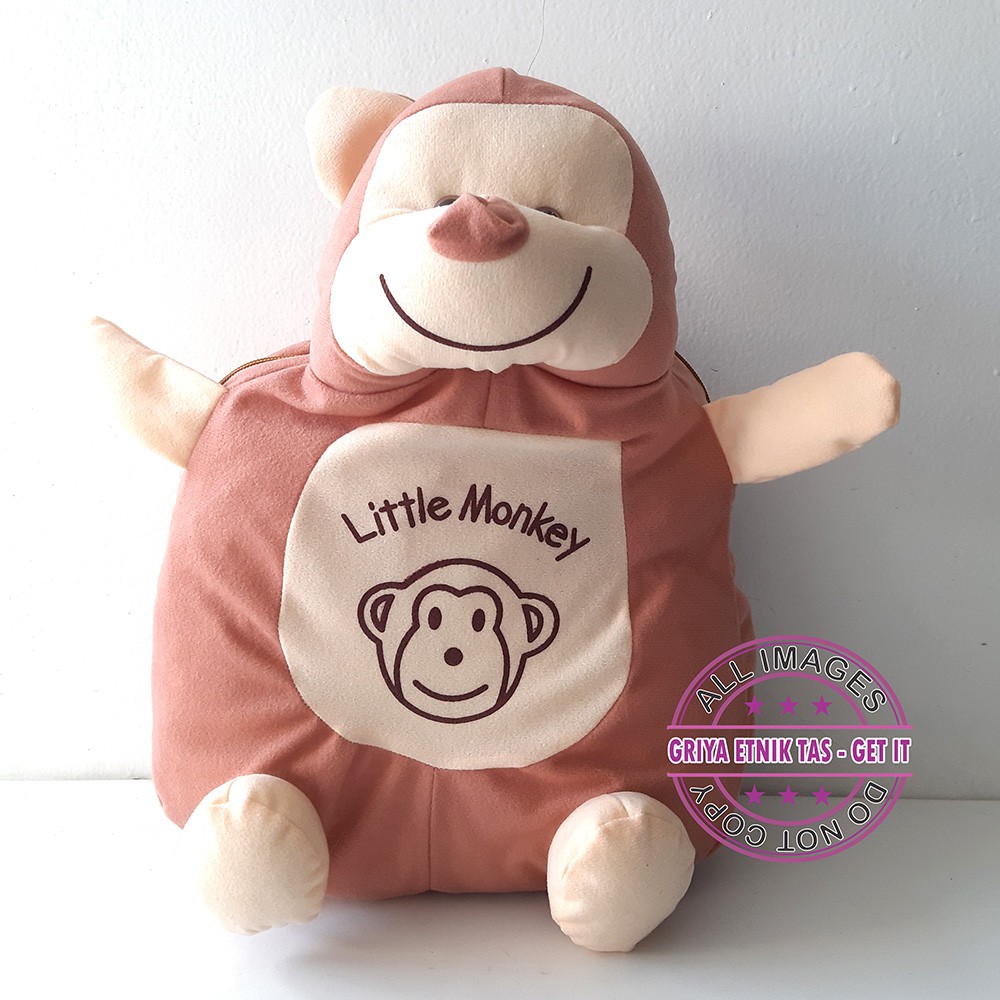 Tas anak TK laki laki bulu imut lucu Promo - Tas Ransel anak Cowok Paud lucu imut Murah