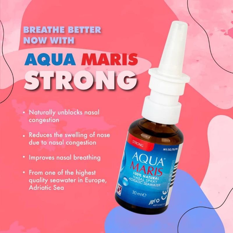 AQUAMARIS - AQUA MARIS NASAL SPRAY - SEMPROTAN HIDUNG - DAILY STRONG BABY DROPS