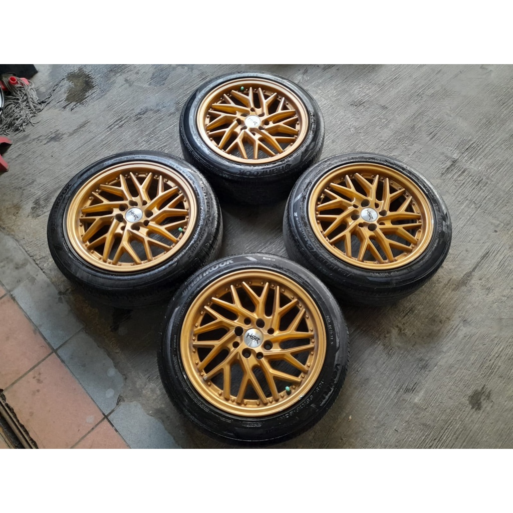 Pelek-Velg Bekas Hsr Sepulu Ring 16 Pcd 4x100-4x14,3 + Ban