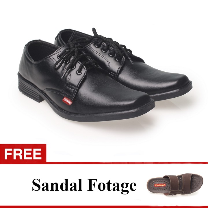  Sepatu  Pantofel  Pria FREE Sandal Footage Shopee  Indonesia