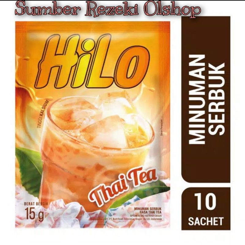 

HiLo Thai tea isi 10'sachet