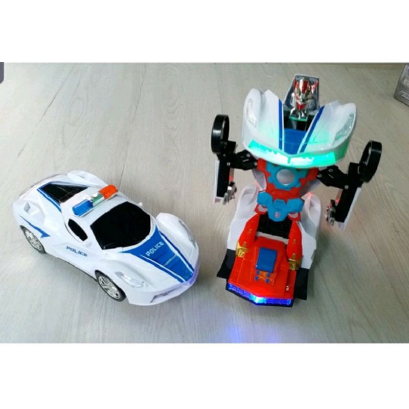 Robot Police car 2in1  super change robot