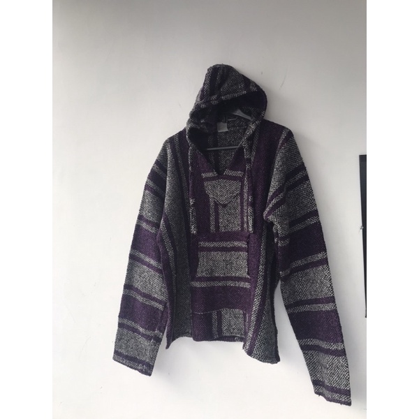 Mexican Baja Hoodie Purple