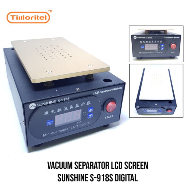 VACUUM SEPARATOR PEMISAH LCD TOUCHSCREEN SUNSHINE S-918S DIGITAL