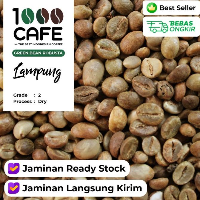 

[COD] [TERMURAH] GREEN BEAN GRADE 2 ROBUSTA LAMPUNG - 1KG [COD]