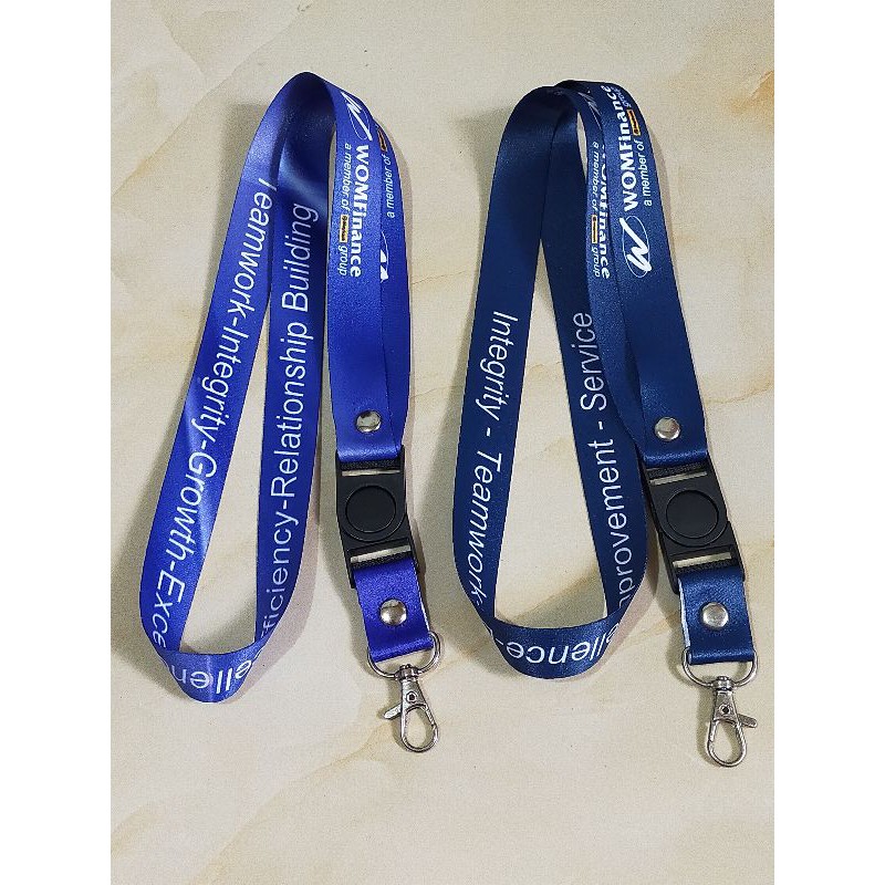 [READY STOK] Tali id card WomFinance satuan / Lanyard Wom finance