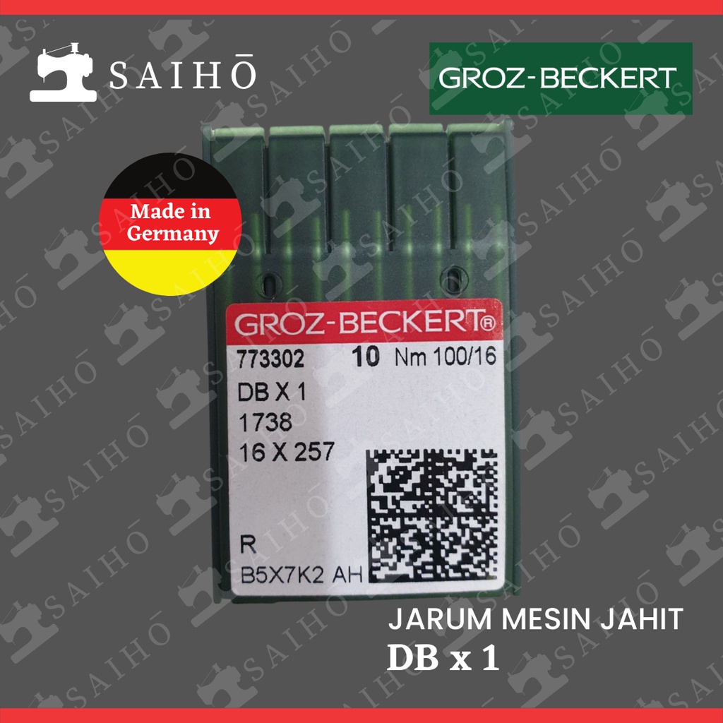 Groz Beckert DO x 5 / DOx5 Jarum Mesin Jahit Portable