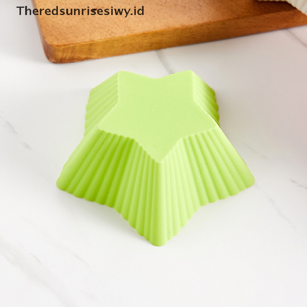 # Alat Rumah Tangga # 10pcs Cetakan Cupcake / Muffin Reusable Bahan Silikon