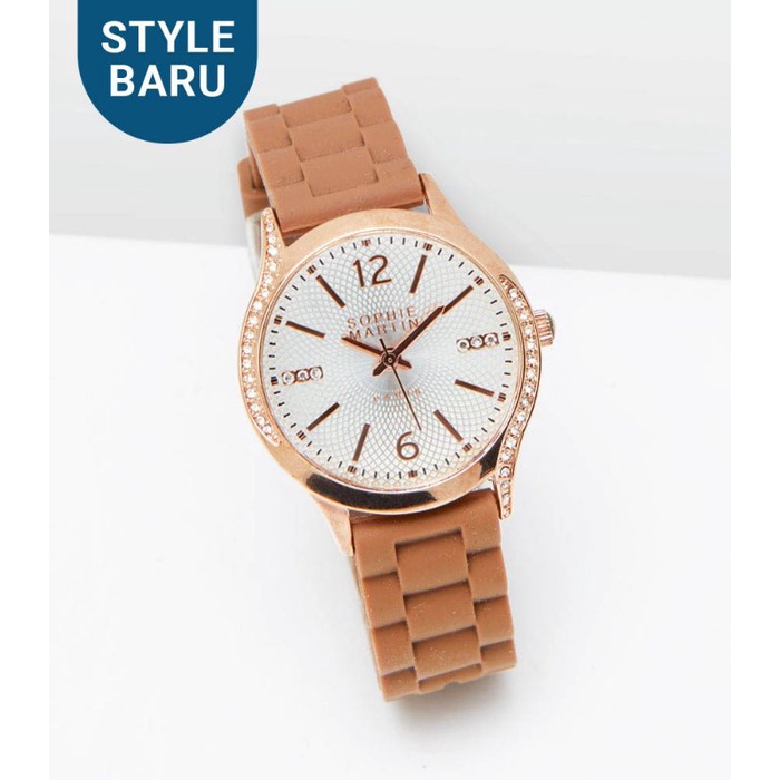 Jam tangan wanita Olesia Brown Sophie martin shopie Paris original promo