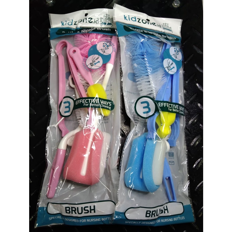 Sikat Botol Susu 7 Set / Pembersih Botol Susu 7 Set / Sponge Botol Susu