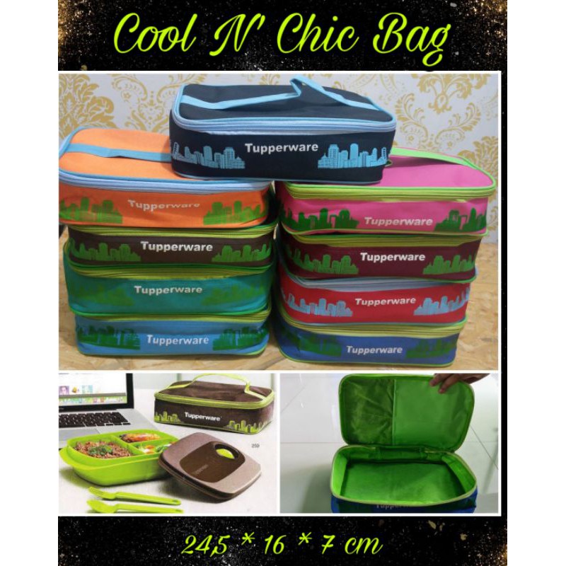 Tas Tupperware Cool N Chic / tas bekal CNC / TAS bekal makan