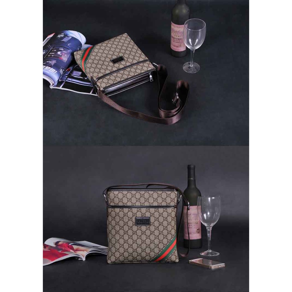 Tas Selempang Pria 572 Desain Corak Gucci