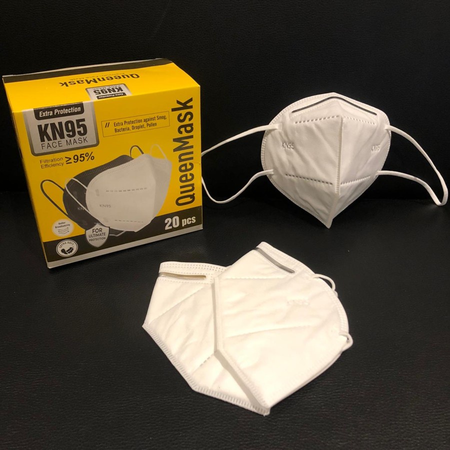 Masker DEWASA / KN95 5 PLY Putih Kawat Luar / 5 Ply Mask KN 95