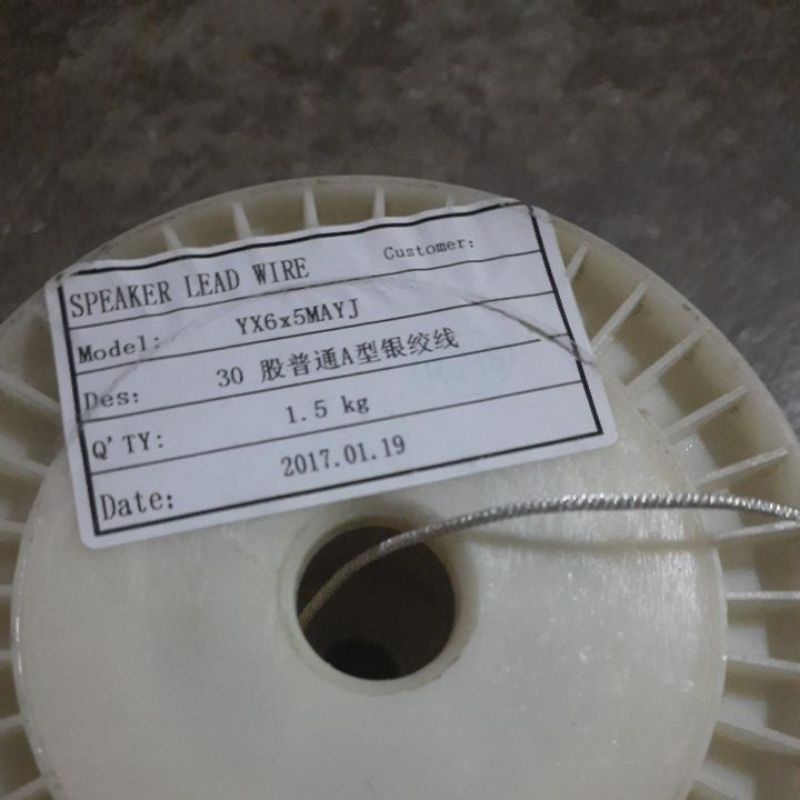 Kabel kumis sungut speaker 30 silver