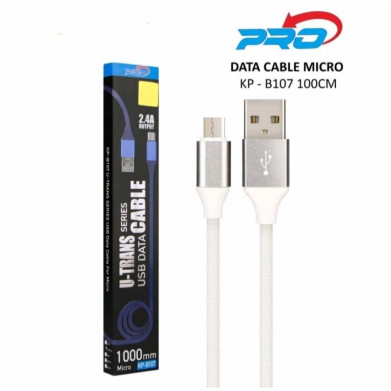 PRO KABEL DATA CHARGER USB FOR MICRO TYPE C LIGHTNING KP-B107