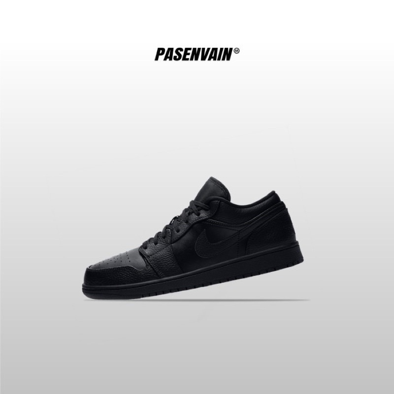 Air Jordan Low 1 Triple Black 100% Original