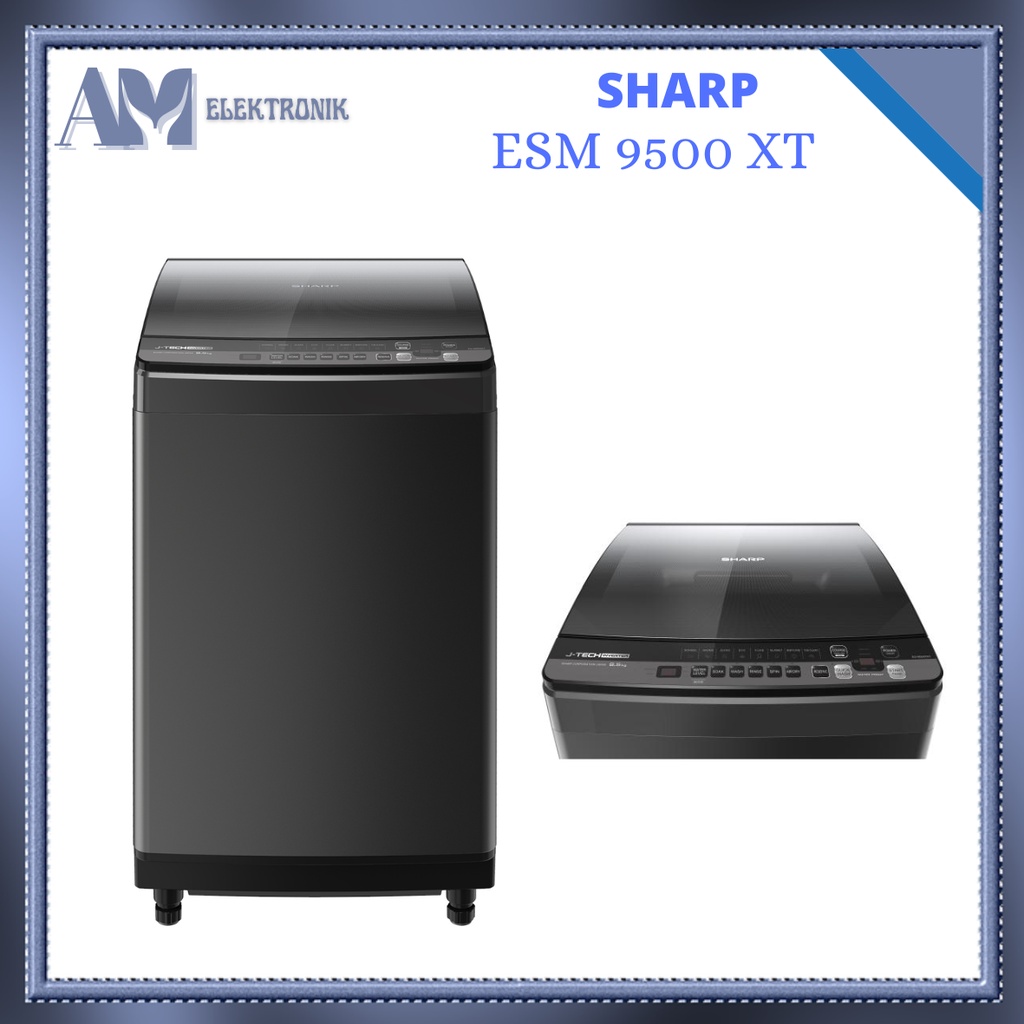 MESIN CUCI SHARP ESM 9500 XT / 1 TABUNG KAPASITAS 9.5 KG