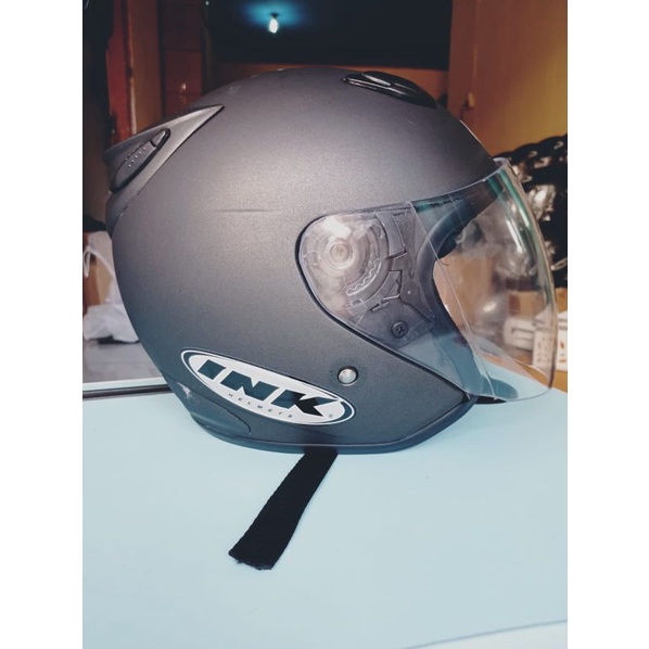 HELM INK CENTRO SNI WARNA LENGKAP fre kardus-Abu dop