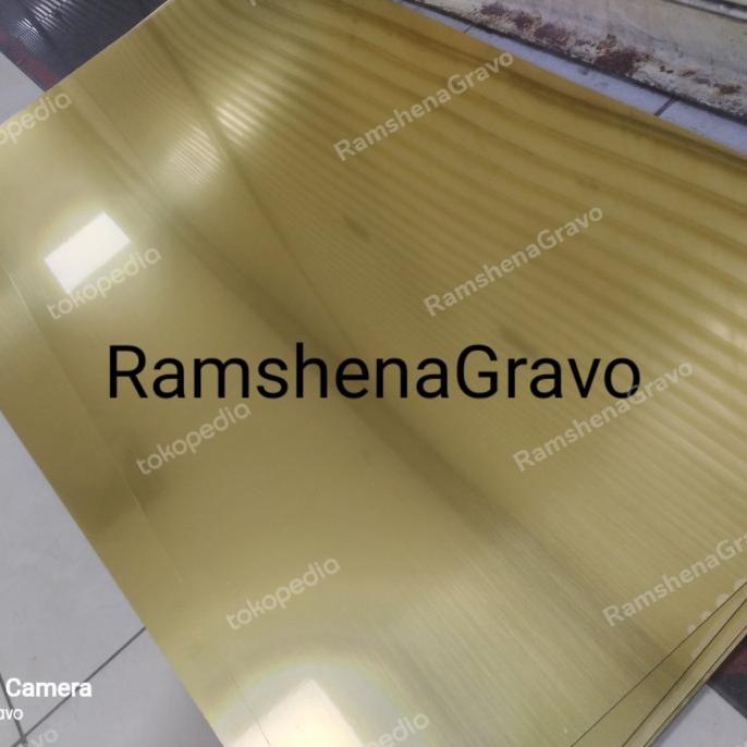 

GRAVOPLY GOLD/GARIS RAMBUT/HAIRLINE/NAME TAG/CNC 60X120CM TEBAL 1.5MM SDFD354154