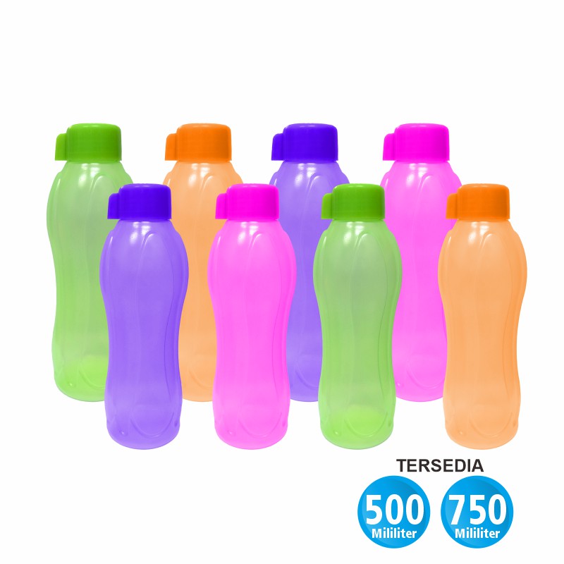 Botol Minum Plastik Tempat Minum Anak Sekolah Botol Sepeda Wadah Air Minum Plastik Food Grade M L