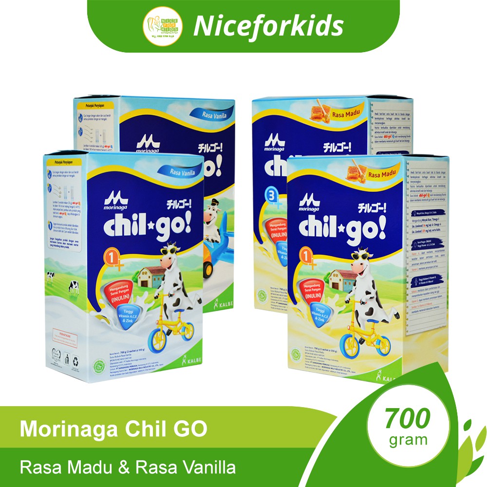 Susu Morinaga Chil Go Powder 700 Gram Susu Bubuk Formula Pertumbuhan Anak Bayi Chilgo 1 tahun 1+ dan 3 tahun 3+