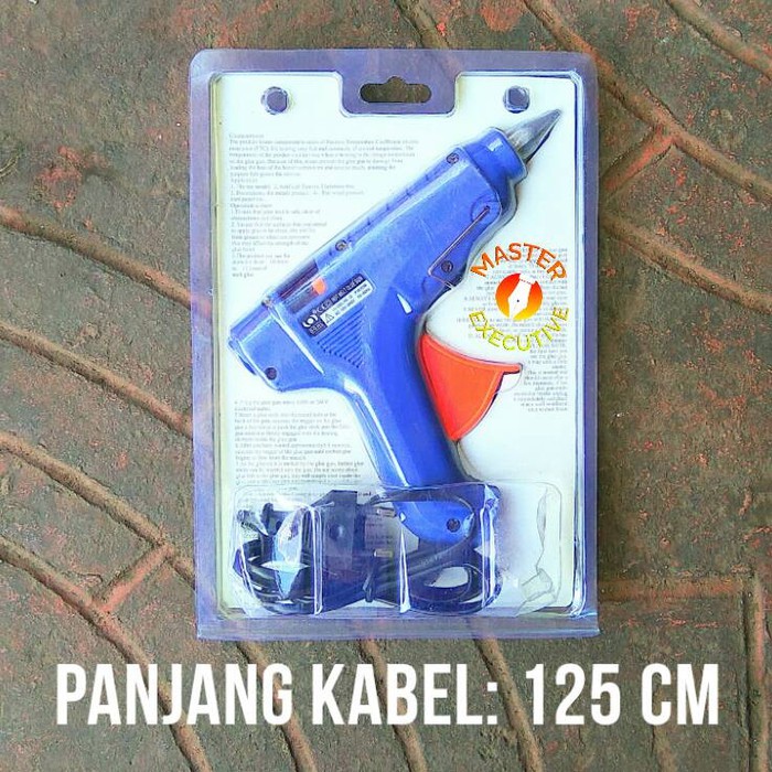 [Buah] DGHL Mesin Lem Tembak Lilin Besar ON OFF / Hot Melt Glue Gun HL-D60W