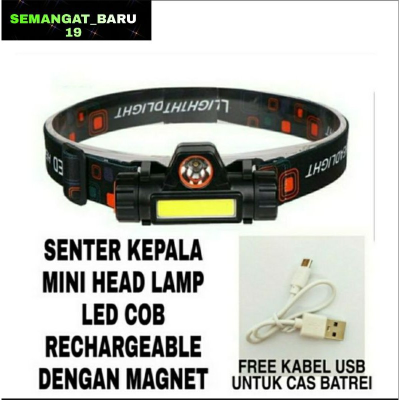 Senter Kepala Terlaris Jarak Jauh Bagus Waterproof Led Tahan Lama Y9Q0 High Power Multifungsi Murah 