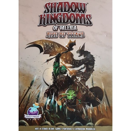 Shadow Kingdoms of Valeria Rise of Titans Board Game Expansion