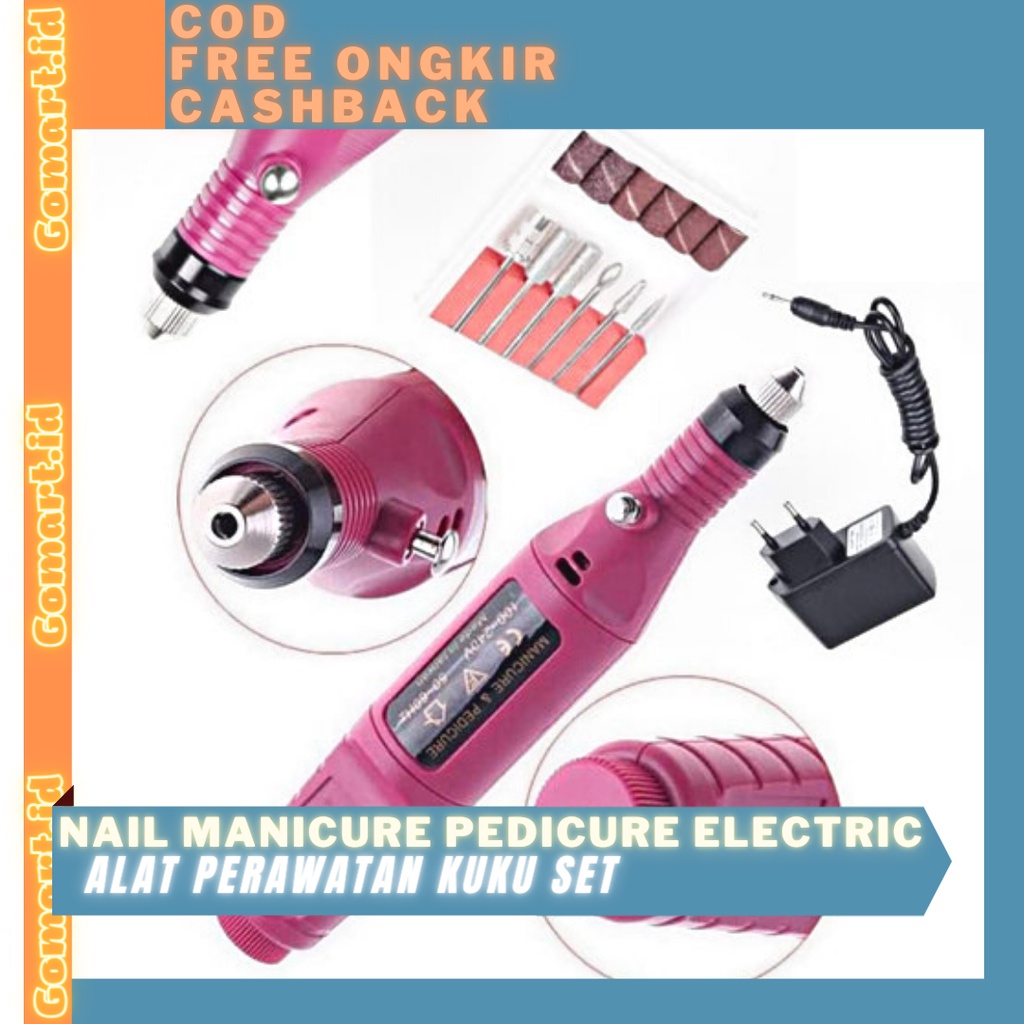 Alat Perawatan Kuku Elektrik - Nail Manicure Pedicure Eletctric Set