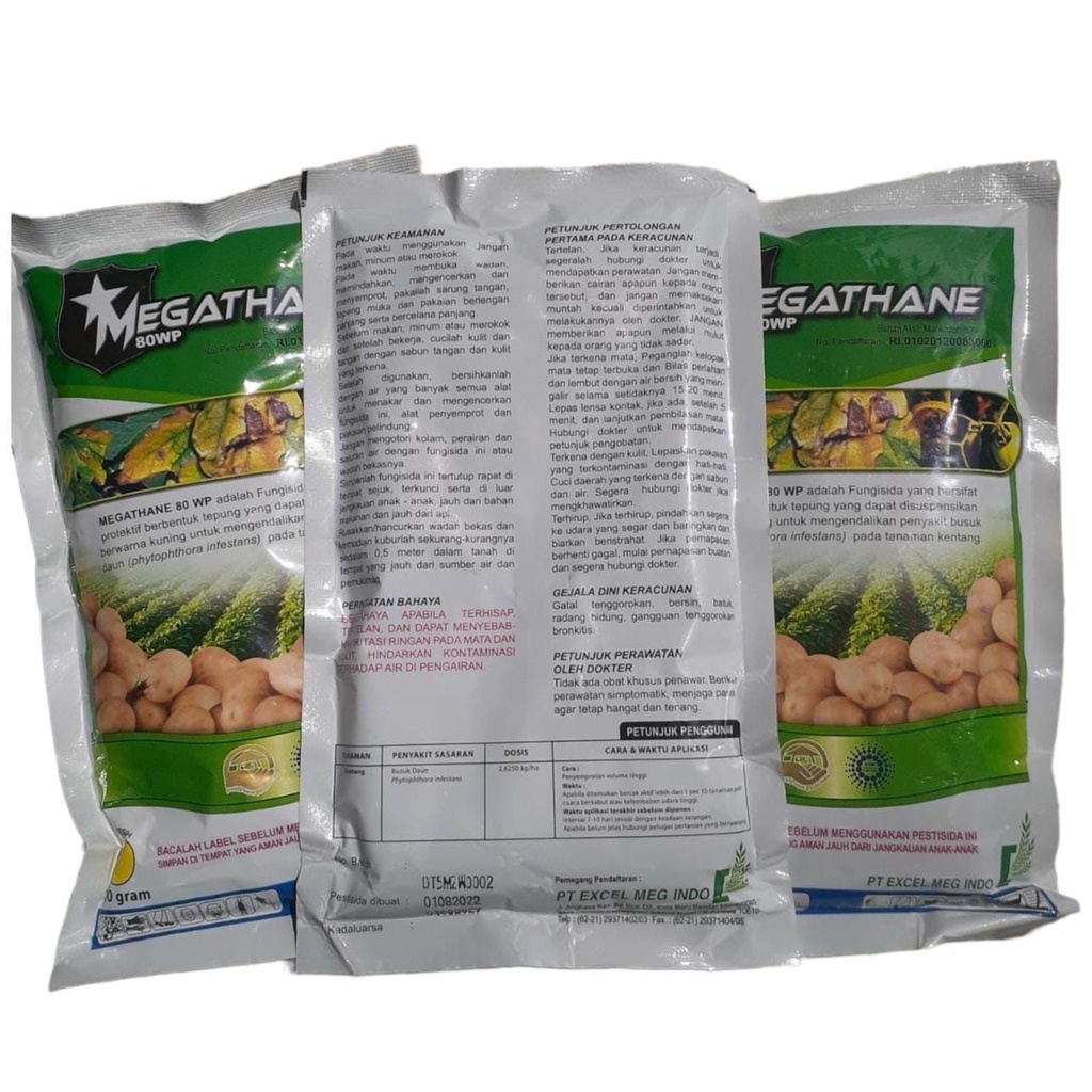 Fungsida Megathane 80wp 200 gr Bahan Aktif Bion M Bion-M Dithane