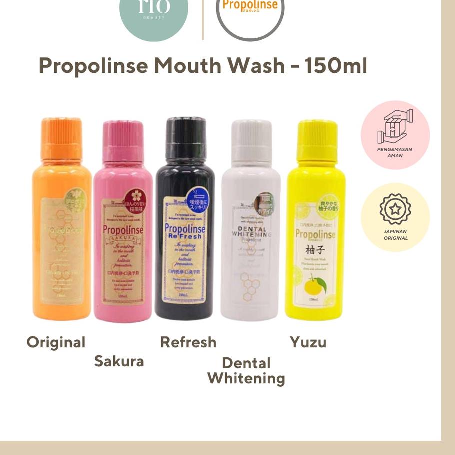 ⚡️COD⚡️ Propolinse Mouth Wash - Obat Kumur 150ml (Original Jepang Obat Kumur) 