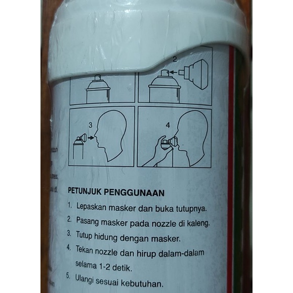 Oxycan Hijau / Oksigen Portable / Manual / Langsung Pakai