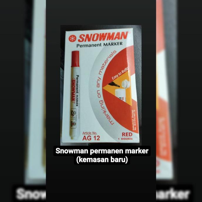 

snowman marker giant/ spidol permanen