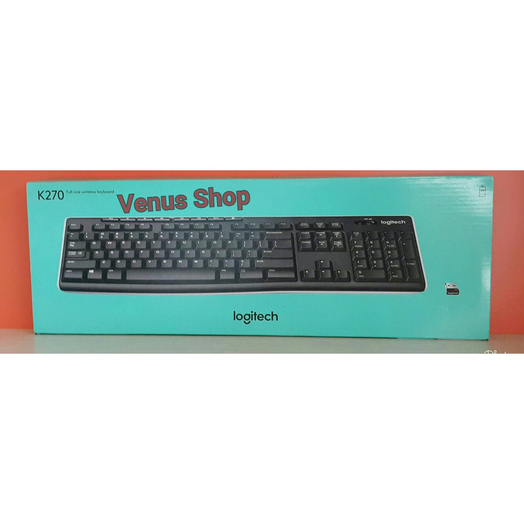 Best Seller LOGITECH WIRELESS KEYBOARD K270 / KEYBOARD WIRELESS K 270 ORIGINAL