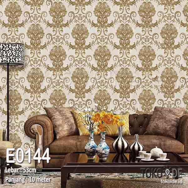 E0144 RONA Wallpaper Batik Wallpaper dinding motif batik Wallpaper Premium (BUKAN STICKER)