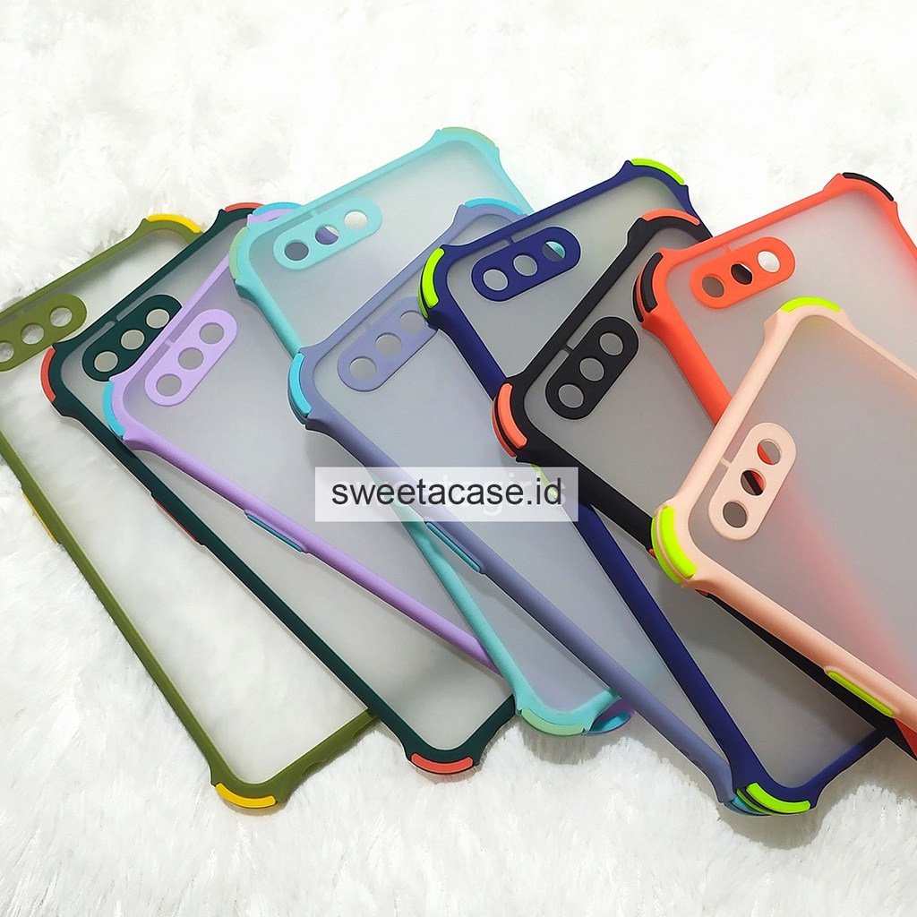 Anticrack Aero Dove untuk OPPO A3s / Realme C1 (Sama Ukuran) - Casing Pelindung Bump Kamera - Matte Candy / Bisa Bayar ditempat / COD / sweetacase.id / Kesing Terlaris untuk Realme / Kesing elegant / casing terbaru