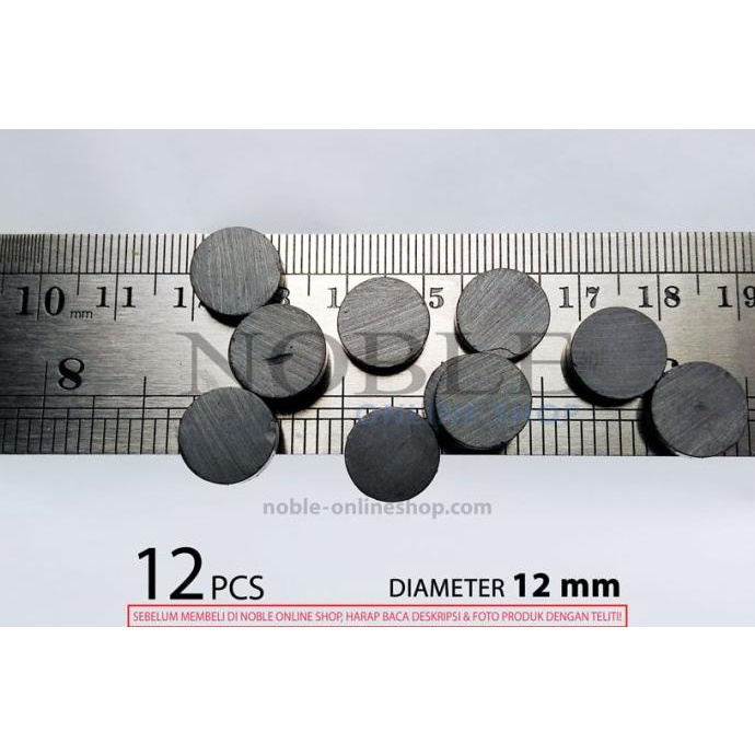 

Magnet Coin-12Mm-Besi Berani Hitam-Isi 12 Pcs-Hiasan Kulkas-Prakarya