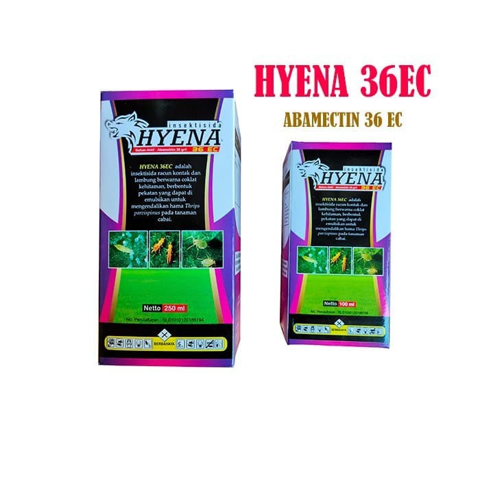 Hyena 36EC Abamektin Abamectin 36 EC 250 ml Insektisida
