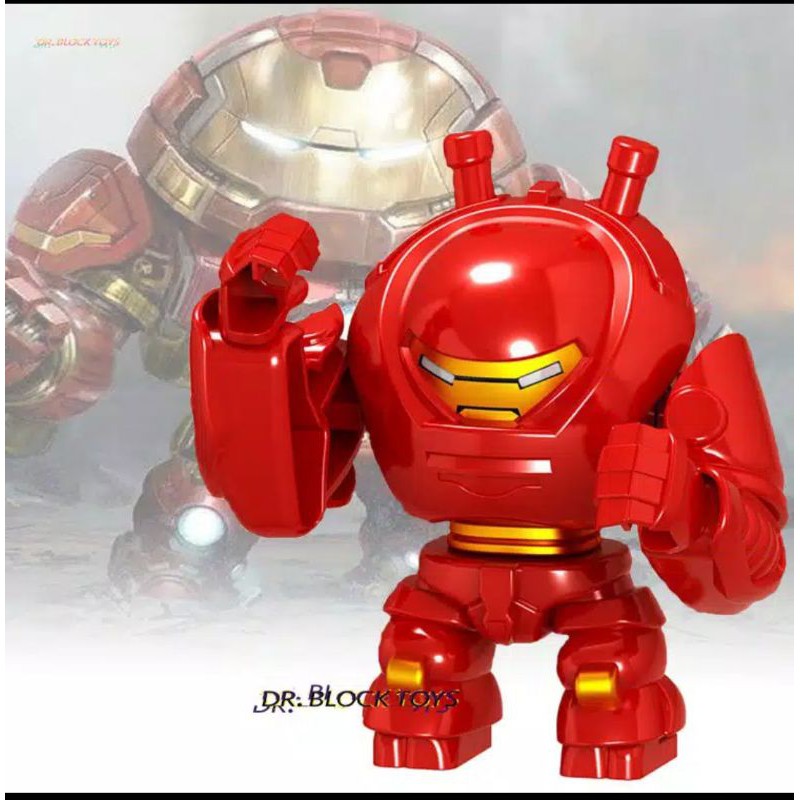 Mainan anak Lego minifigure Ironman Hulkbuster D061 Big figure Ironaman Hulkbuster avngers marvel