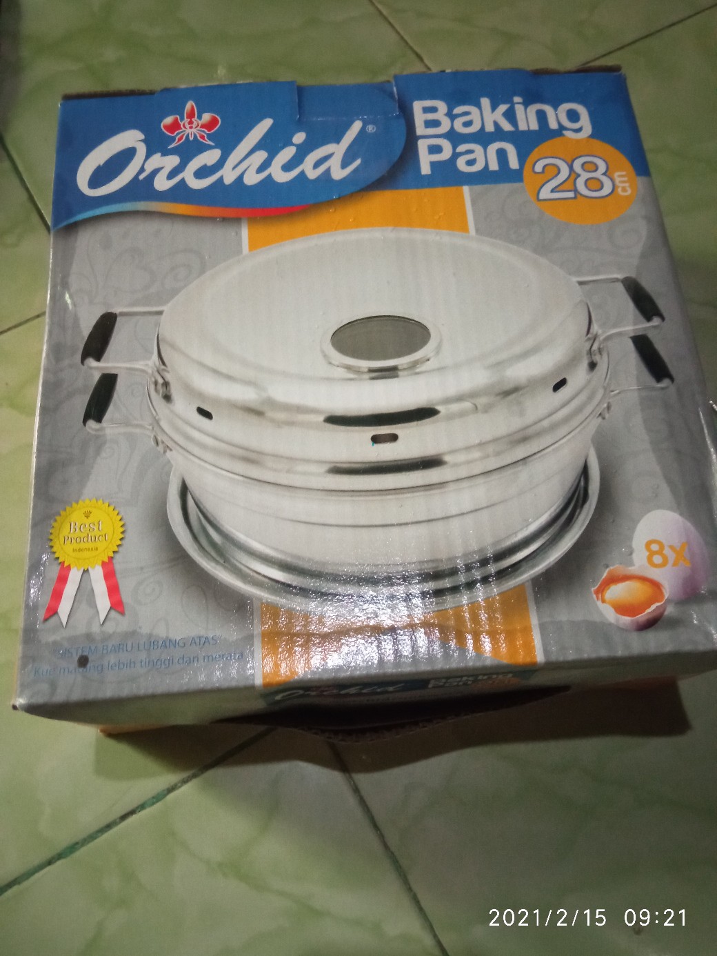 Baking Pan Orchid 28cm Cetakan Bolu