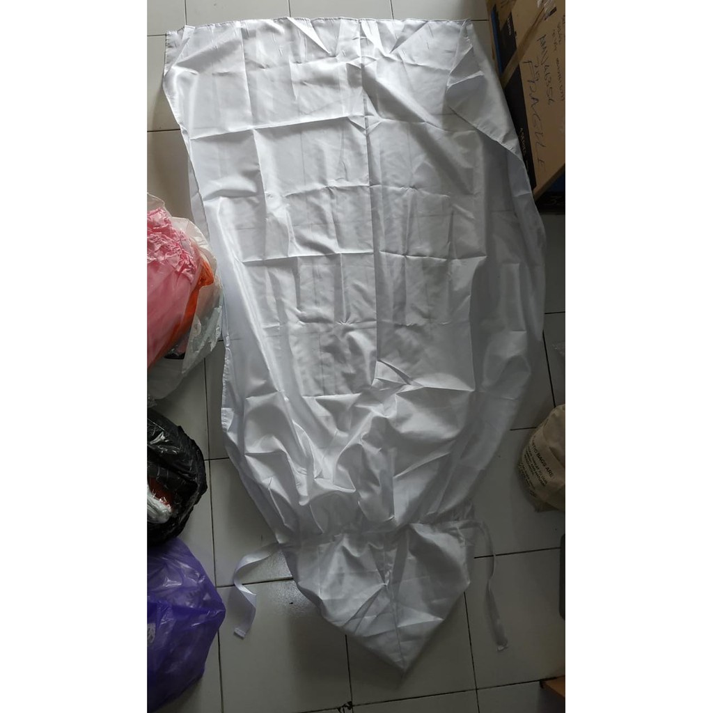 kostum hallowen jubah putih 150 cm white cloak