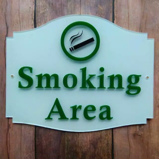 

Papan Akrilik Smoking Area Perlengkapan Kantor