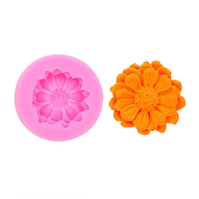 3D Silicon Mold Fondant Cake Decoration - Cosmos Flower Dia. 5x5cm