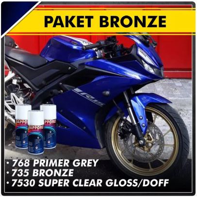 SAPPORO PAKET CAT VELG 735 BRONZE CAT SEMPROT TERBAIK