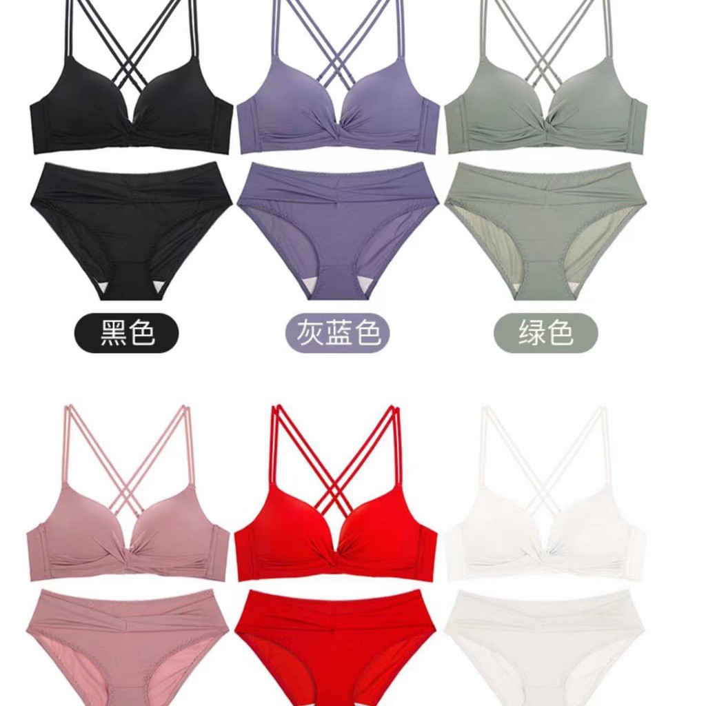 【 Bra Mall 】BM-130 Bra Cute small thin chest bra sexy halfcup tanpa kawat wanita import